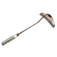 Zappa in acciaio forgiata a mano con lama cava interamente in acciaio e rastrello ergonomico per diserbo, attrezzo da giardino multiuso per allentare