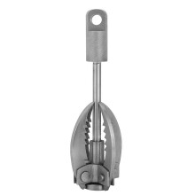 Garra de supervivencia para equipo de escalada de árboles, gancho de acero inoxidable con ganchos de agarre antideslizantes de diseño plegable de 4