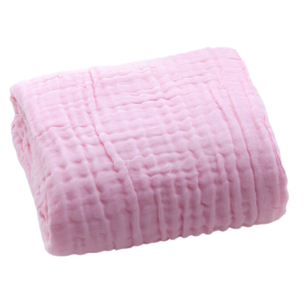 Luxurious Cotton Baby Bath Towel Super Absorbent Cotton- Pink