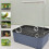 Pet Bird Bath Box Easy to Clean Continuous Water Circulations 6