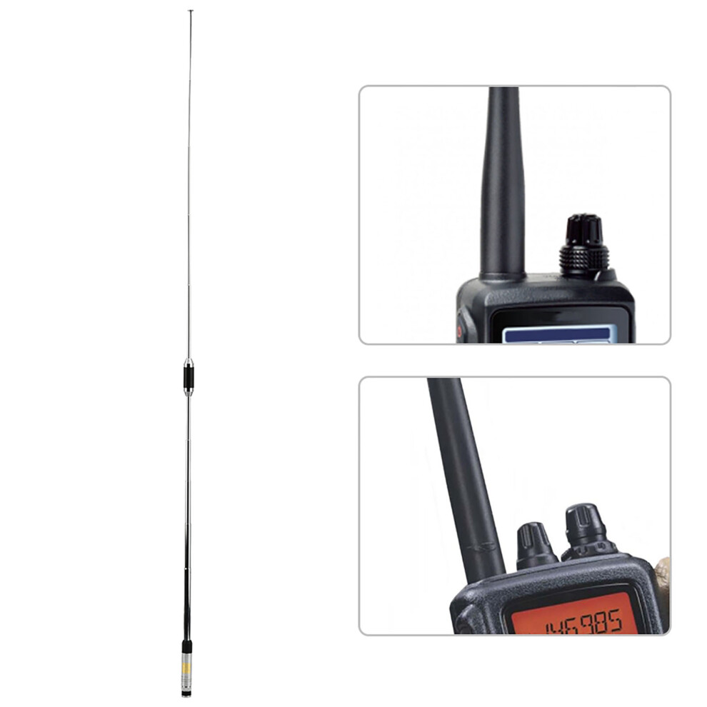 Rh770 144/430Mhz Dual Band Bnc Extendable Antenna For Walkie Talkies 4661364187798