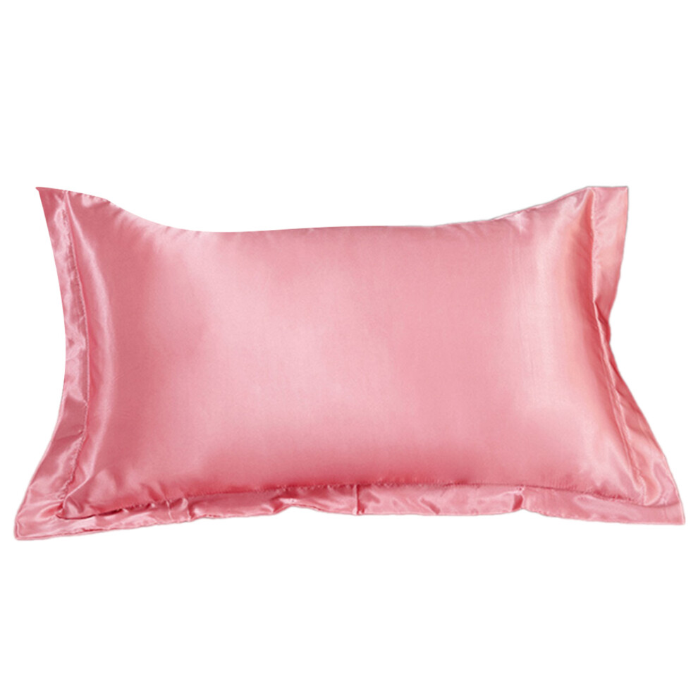 Soft Summer Pillowcase Cover Simulated Silk Fabric-Jade color