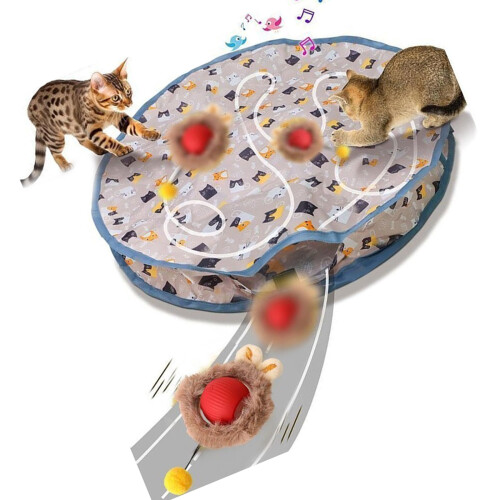 Interaction Cats Play Mat Motion Activated Balls-Set Two
