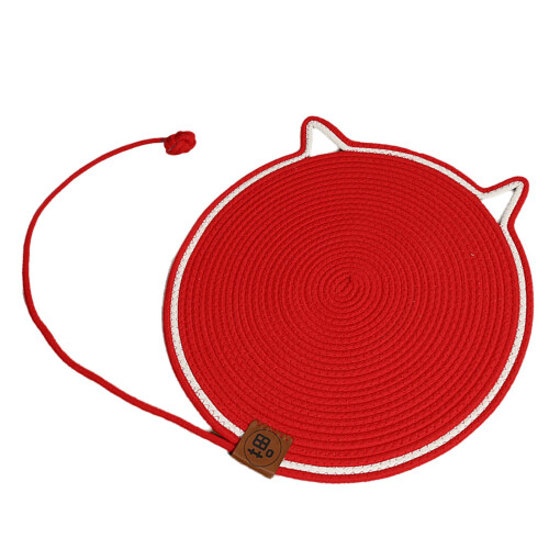 Interactively Cats Scratcher Pad Cats Wall Scratcher-Red S