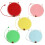 Interactively Cats Scratcher Pad Cats Wall Scratcher-Red S 2