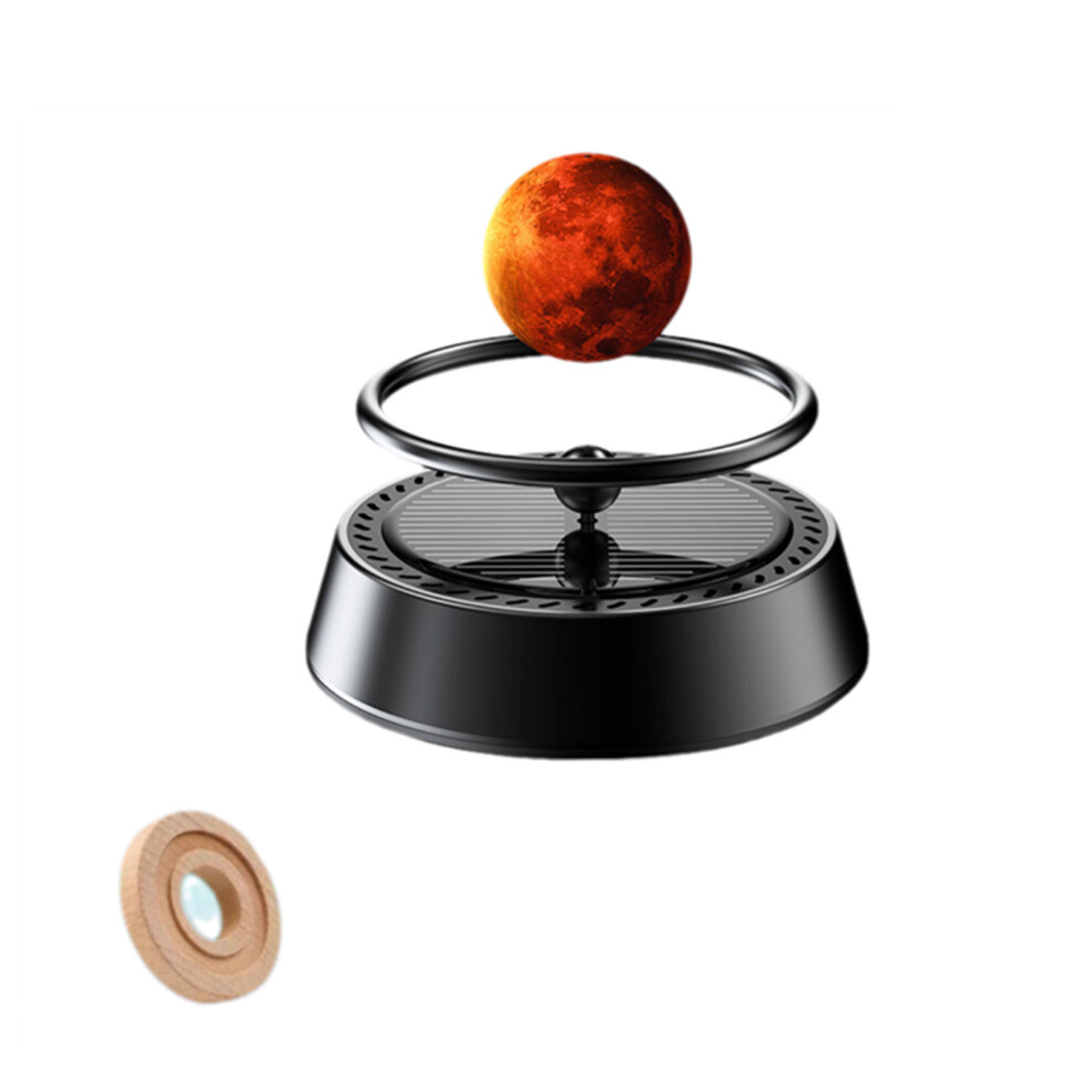 (Mars) Green Environmental Car Air Freshener Solar Charging Car Air Interior-image-OPC-PNBDFTR-NEW