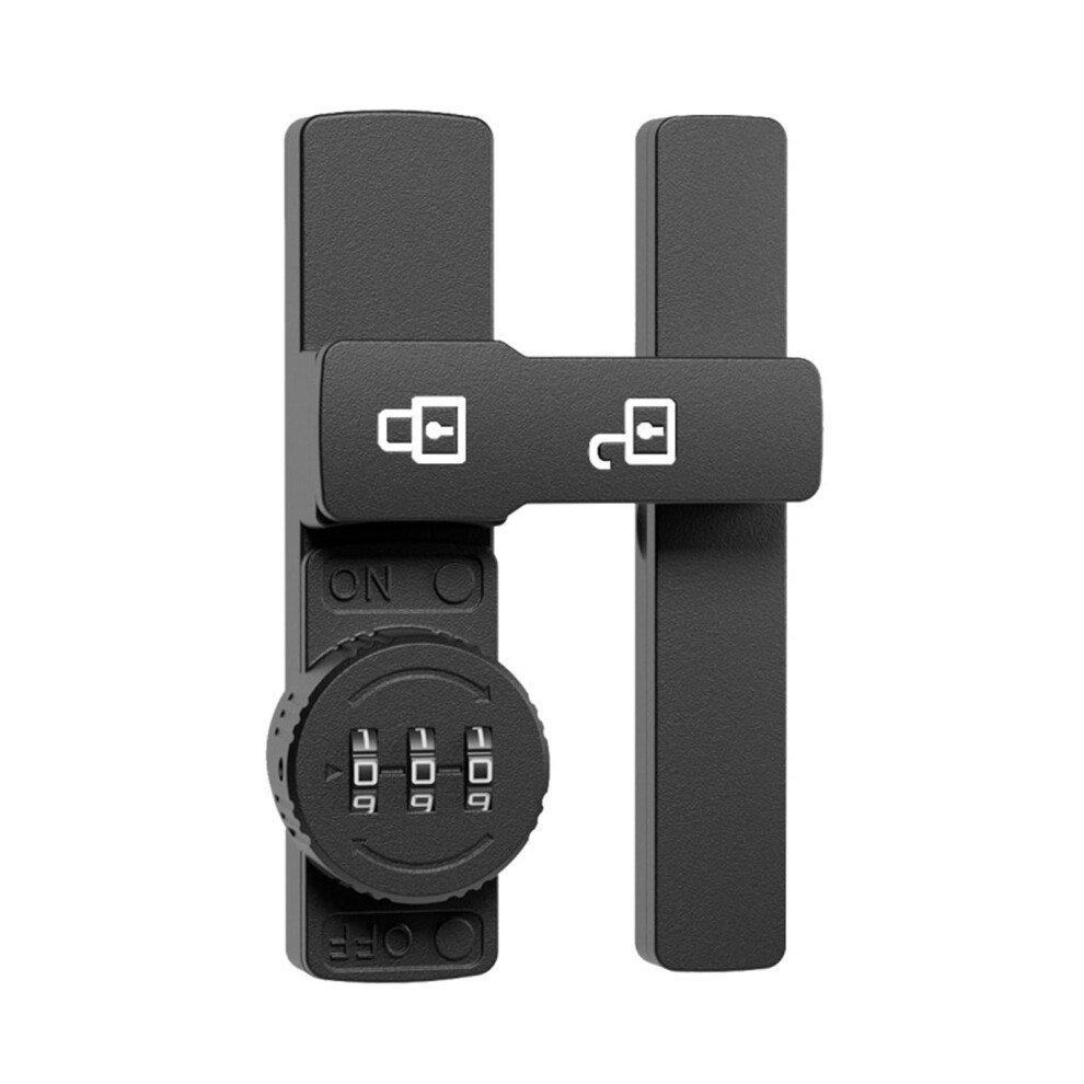 Steel Needle Refrigerator Lock Password Unlocking Anti Theft Locker Zinc Alloy Shoe Cabinet Lock Flat Lock 1 9339159482285