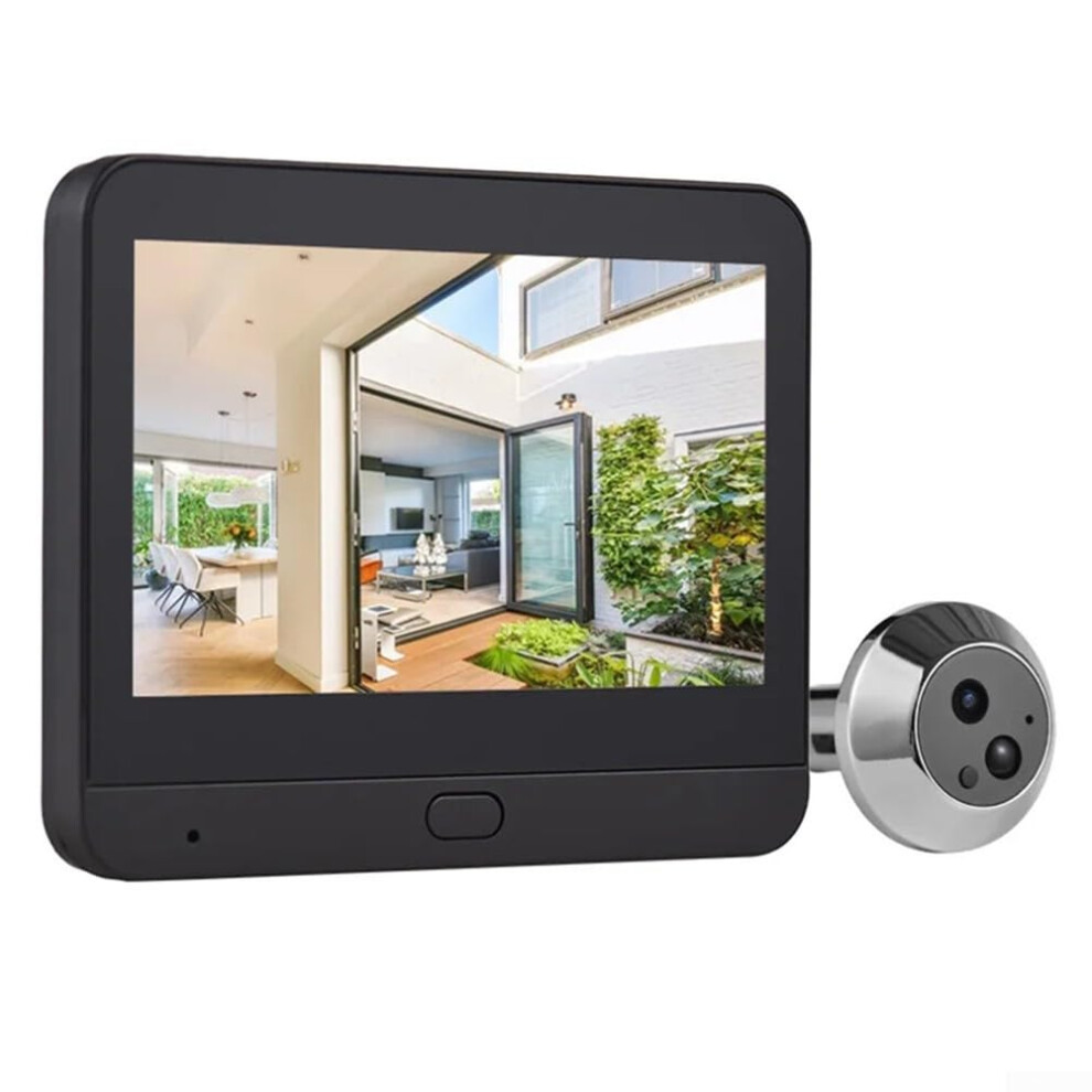 Wireless 2.4G Video Doorbell With 4.3Inch Display For Apartments 9067246075255