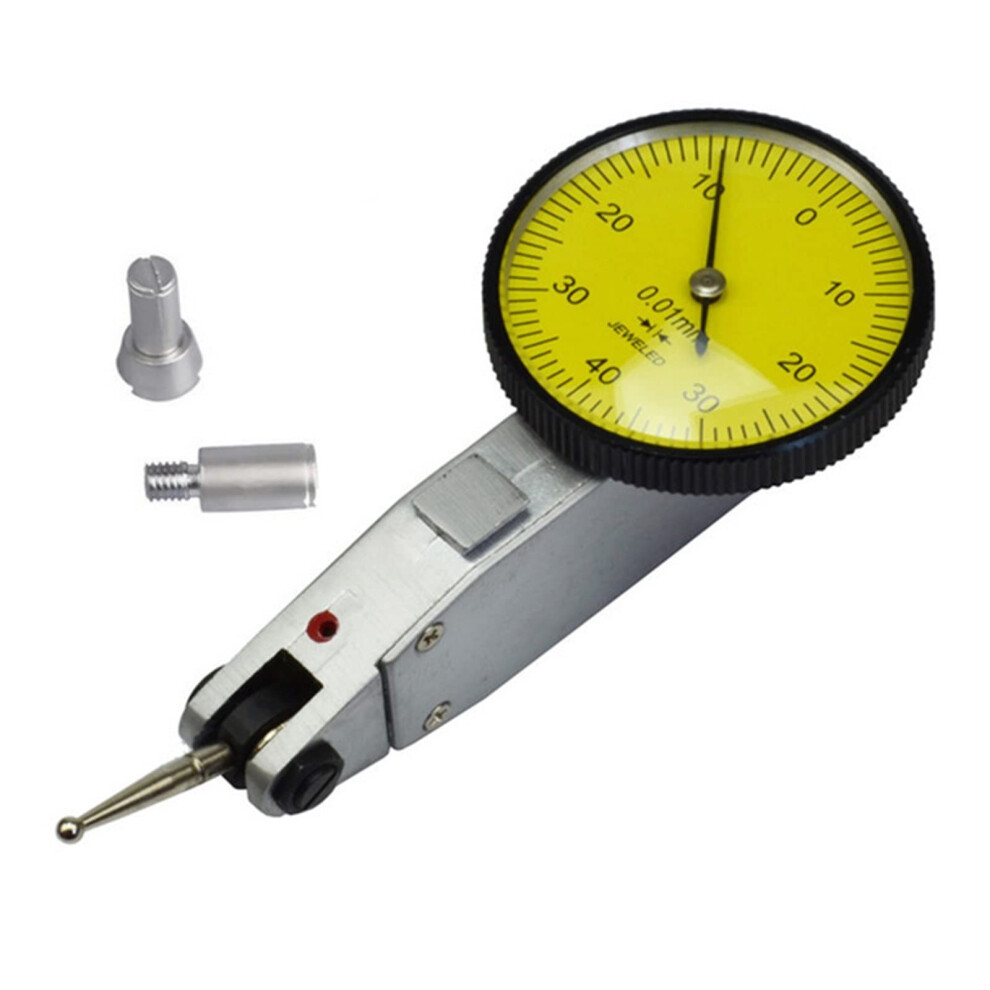 Dial Indicator 00.8Mm Range 0.01Mm Resolution Level Gauge Scale Dovetail Rails X 9339159482384