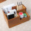 Eco-Friendly Natural Pine Wood Solid and Durable Construction, Creative Design Wooden Bin for Multifunctional Storage 7
