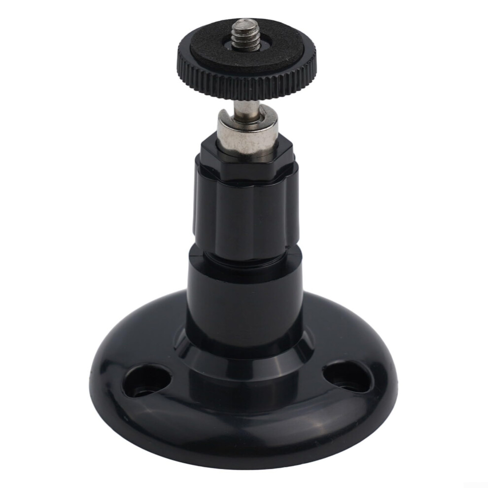 360 Degree Adjustable Wall Mount Bracket For Camera Indoor Outdoor With Stable Screw Fixing Black 9323874219585