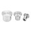 Precision Woodworking Set, Locking Pin Fasteners Dowel Centre Point, For Marking Exact Drill Locations, Solid And Hollow Options For Versatile Use 5