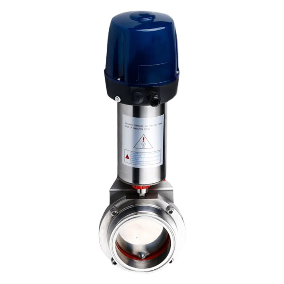 Pneumatic Butterfly Valve Intelligent Switch Type Clamp 64Mm Od Stainless Steel 316 Single Acting Actuator Two Inch 9067246075576