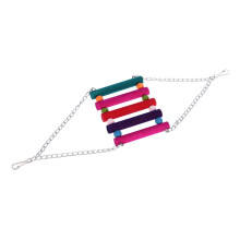 Premium Wooden Parrot Chewing Ladder Climb Toy - 11.8x10cm