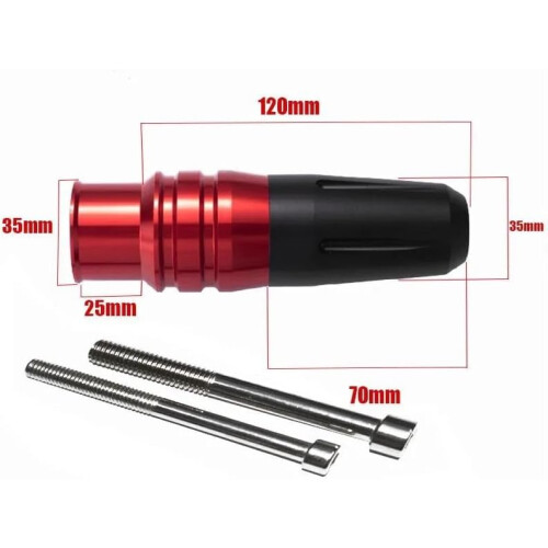 Exhaust Frame Sliders Crash Pads Falling Protector Black 20142019 Handlebar Riser Spacer 1