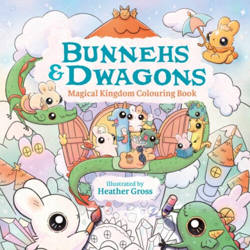 Bunnehs and Dwagons by Heather Gross Paperback Book