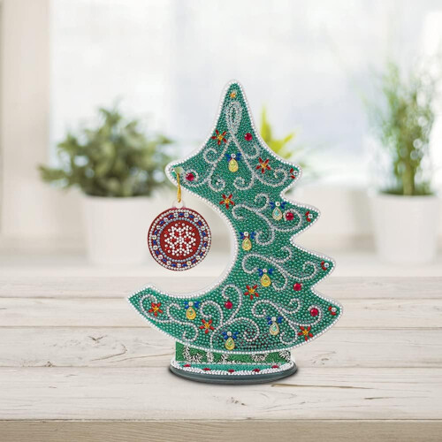 Διακόσμηση τραπεζιού Diamond Art, κιτ ζωγραφικής DIY με φωτεινά διαμάντια ρητίνης για 2