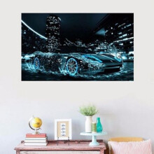 Harmonia em Diamantes: Kit de Arte em Resina para uma Experiência Completa com Diamantes, Elevando a Decoração de Paredes da Sua Casa (30x45cm),