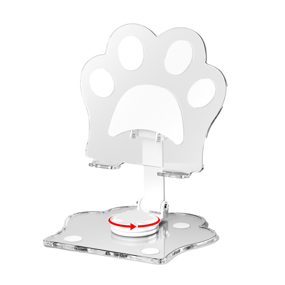 Acrylic Stand Portable With Multiple Angles Adjustable, Foldable Phone & Tablet Holder For Ereaders Reading & Streaming 9067246075750