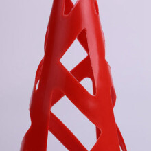 Outdoor-Sport-Halbverkehrshütchen 23cm Rot, langlebig & tragbar