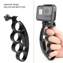 Compact Plastic Knuckles Hand Grip for Gopro Monopod and Tripod Mounting Needs