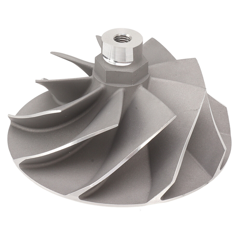 Powerstroke Diesel Upgrade, Billet Compressor Wheel Gtp38 Turbo Replacement, Boosts Performance And Reliability For 7.3L Ford Diesel Engines, Aluminum 9012352944827