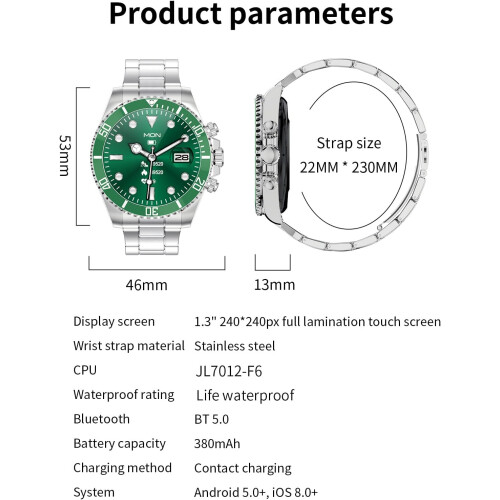 Smartwatch Onyx Color Edition Android And iOS Compatible 2