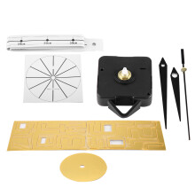 DIY-Uhrenreparaturset mit geräuschlosem, schleichendem Uhrwerk, geeignet für dicke Paneele, geräuschloses Quarz-Uhrwerk, präzise Zeitmessung