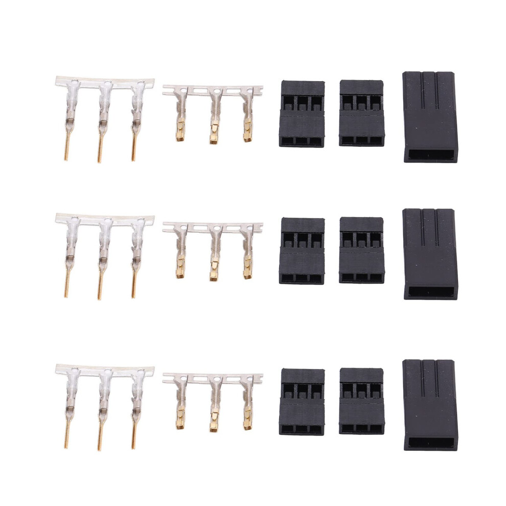 Connector Crimp Pin Kit 50 Sets, Adapter Male/Female Connectors, Jumpers And Pins, Pin Headers For Electronics And Rc 9067246075903