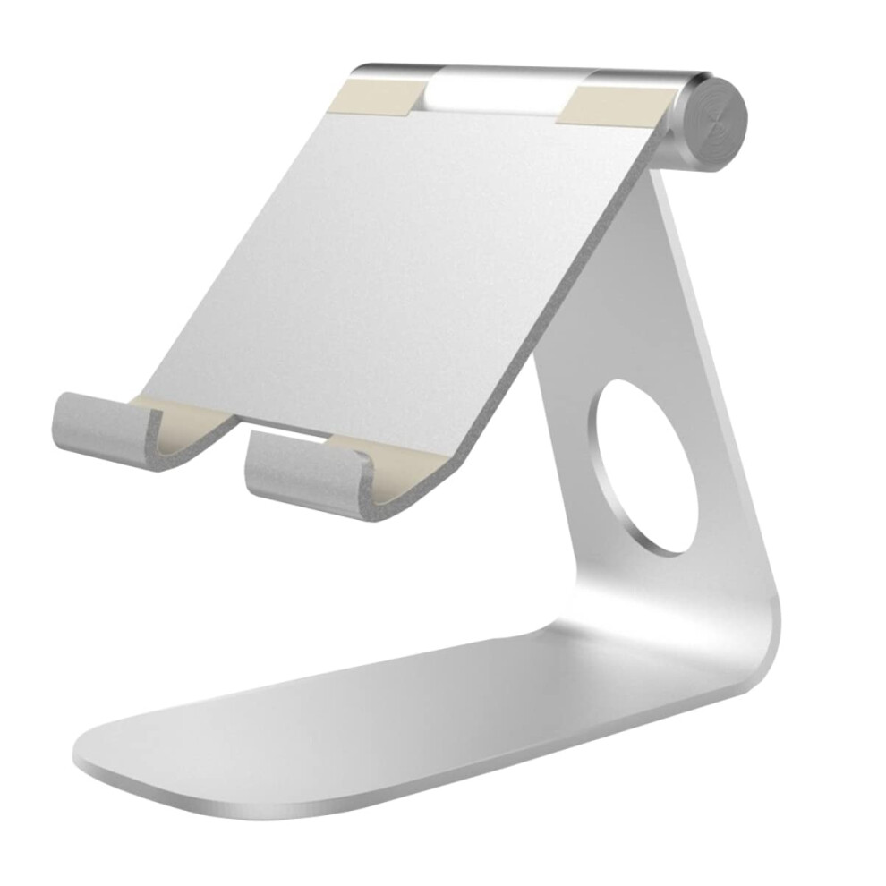 Aluminum Desktop Tablet Stand Sticky Base Adjustable Holder Dock For Ereaders And Tablets Office And Home Use 9067246075965