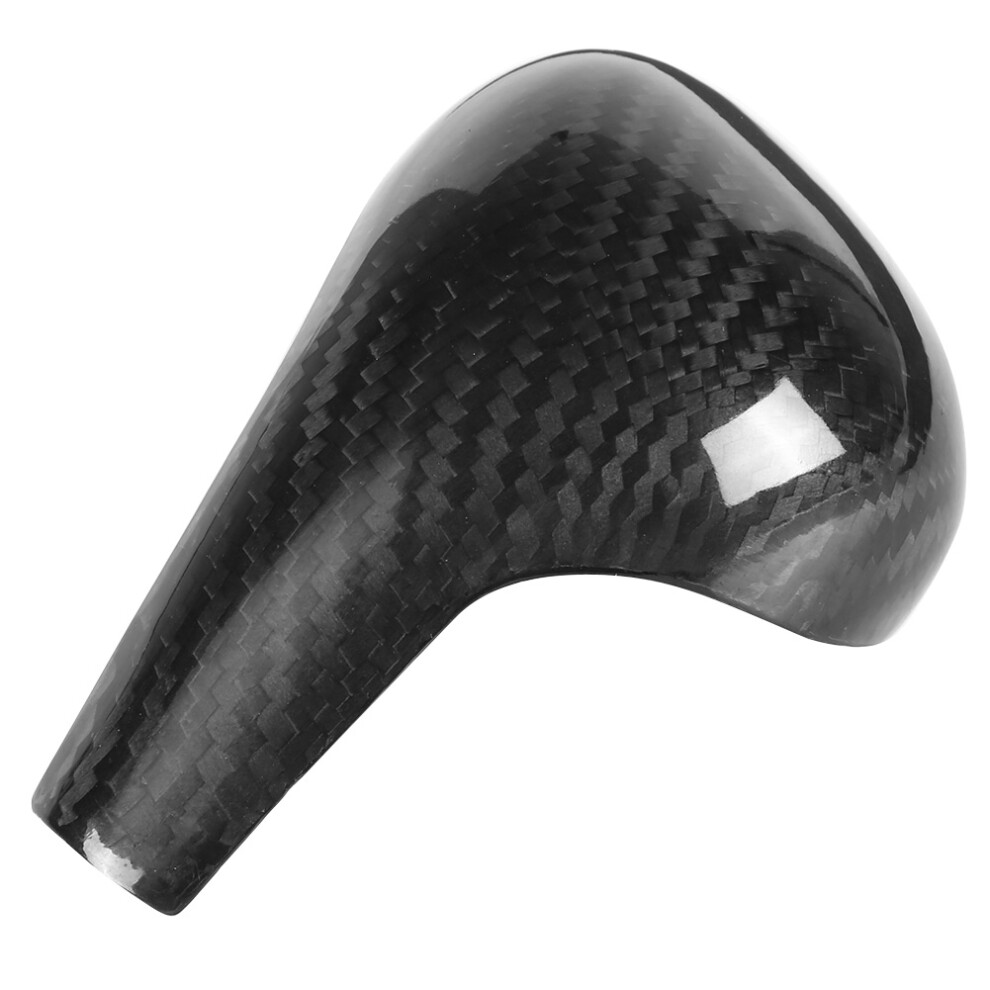 Carbon Fiber Gear Shift Knob Cover Trim For Audi A4l Q5 A6l Q7 99G Black 8101364196933