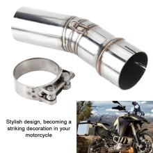 Motorcycle Exhaust MidPipe for F700GS F800GS 2013-2018 Stainless Steel Silver