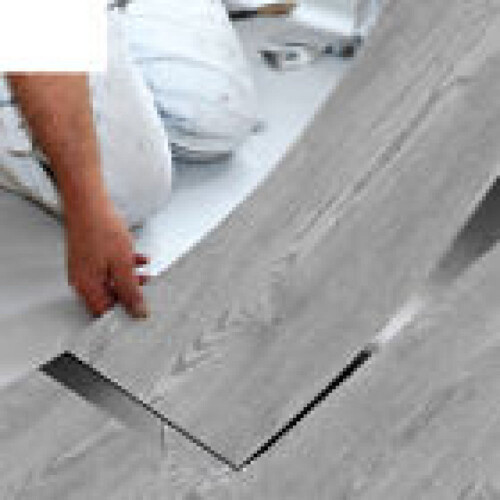 Flooring Revolution, Αυτοκόλλητα Δάπεδα με Πλακάκια για Γκρι Ξύλινα Περιβάλλοντα, Εύκολη 2