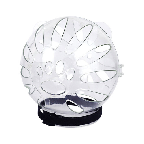 Cats Protective Helmets Breathable Clear Covers Cats Wear-S