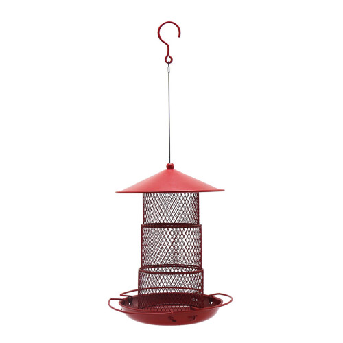 Three-layer Feeding Tool Bird Feeder Metal Squirrels-proof