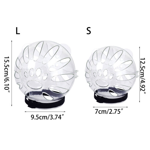 Cats Protective Helmets Breathable Clear Covers Cats Wear-S 2