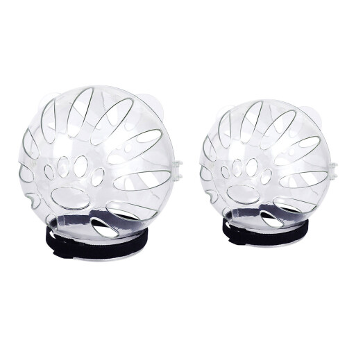Cats Protective Helmets Breathable Clear Covers Cats Wear-S 1