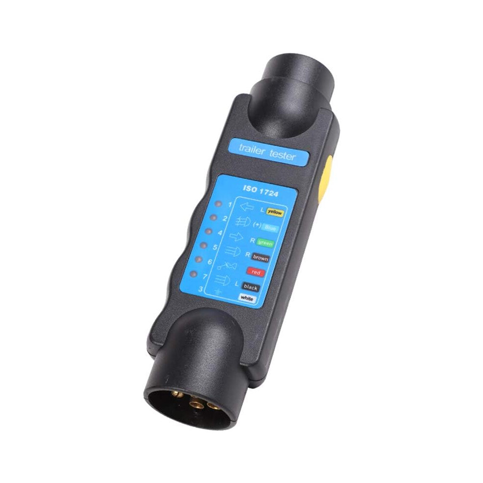 12V 7 Pin Trailer Tester, High Quality Abs And Copper For Reliable Diagnostics In Your Rv, Caravan Or Truck, European Standard 9012352892913