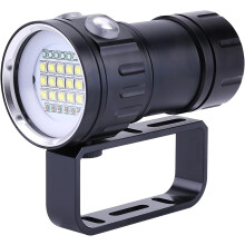 Ubåtlommelykt, multifunksjonsdykkerlommelykt for utendørsaktiviteter, IPX8 vanntett lys med lang holdbarhet og superlyse LED-perler