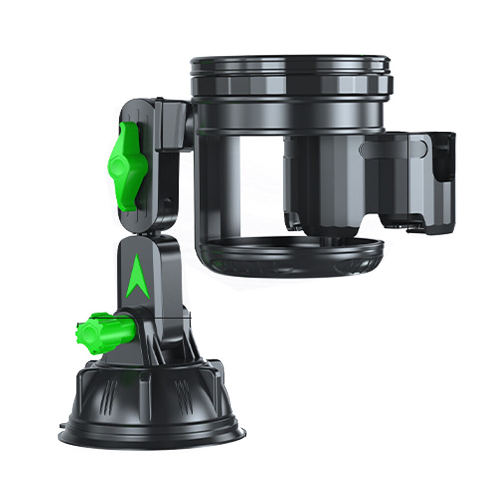 Green (Short ) Stay Hydrated On Road With Strong Suction Cup Holder Strong Suction