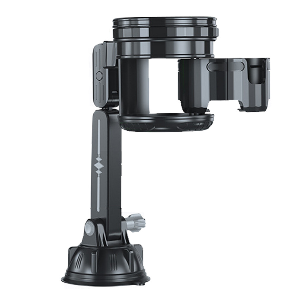 Grey (Long ) Stay Hydrated On Road With Strong Suction Cup Holder Strong Suction