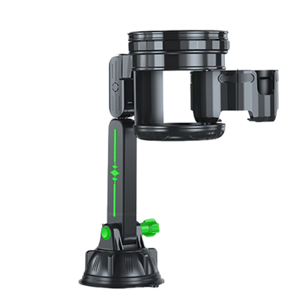 Green (Long ) Stay Hydrated On Road With Strong Suction Cup Holder Strong Suction