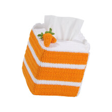 Tissue Box Crochet Set for Beginner Tissue-carrot tissue box
