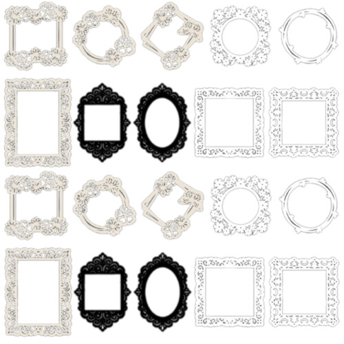 20 Sheets Aesthetic Decorative Stickers-Window to find flowe