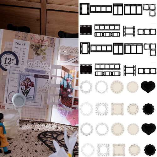 20 Sheets Aesthetic Decorative Stickers-Window to find flowe 1