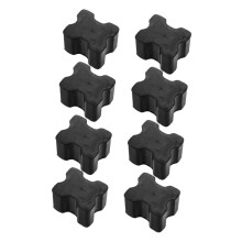 8pcs HeavyDuty Rubber Coil Spring Buffers Suspension Booster Kit For Cars Trucks SUVs Lift Shock Absorbing Spacers