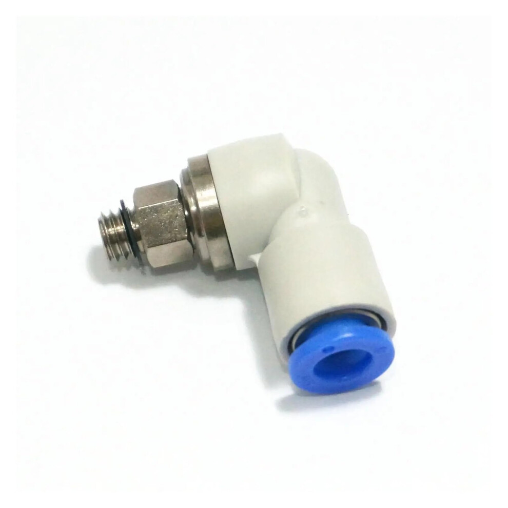 Tube 0.6Mm One Touch Rotary Fitting M6x1 Thread Connectors Joint Elbow Fitting 9339159483343