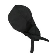 Black Chef Hat Unisex Breathable Kitchen Cap For Restaurant Staff Solid Color Design For Culinary Professionals
