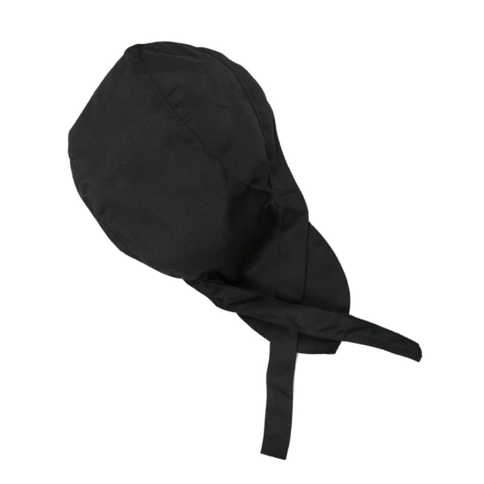 Black Chef Hat Unisex Breathable Kitchen Cap For Restaurant Staff Solid Color Design For Culinary Professionals 9105992439324