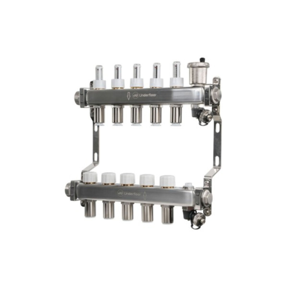 John Guest Speedfit 15Mm 5 Port Ufh Manifold - Jgufhman5/4 - For Efficient Heating 5036124190032